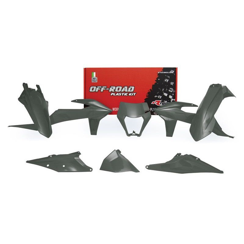 Plastics Kit Rtech Ktm 125xcw 150exc Tpi 250exc Tpi 300exc Tpi 350excf 450excf 500excf Quantum Grey | Formula