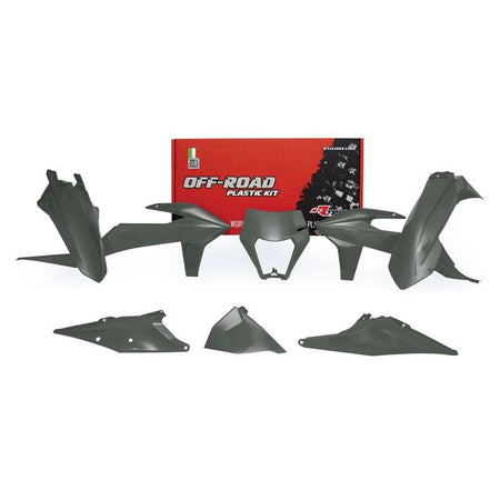 Plastics Kit Rtech Ktm 125xcw 150exc Tpi 250exc Tpi 300exc Tpi 350excf 450excf 500excf Quantum Grey | Formula