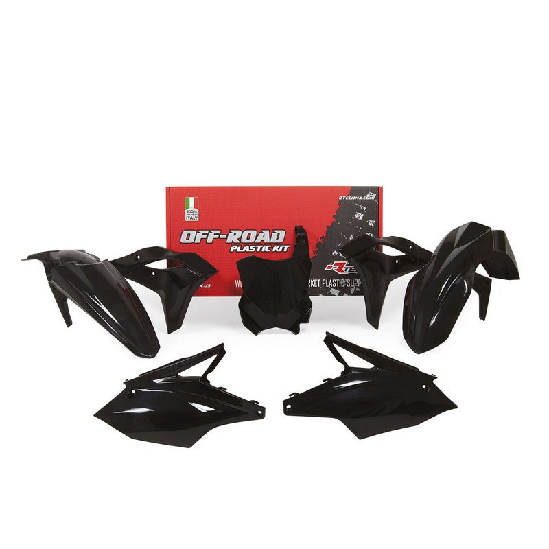 Plastics Kit Rtech Kawasaki Kx250f 17-20 Black | Formula
