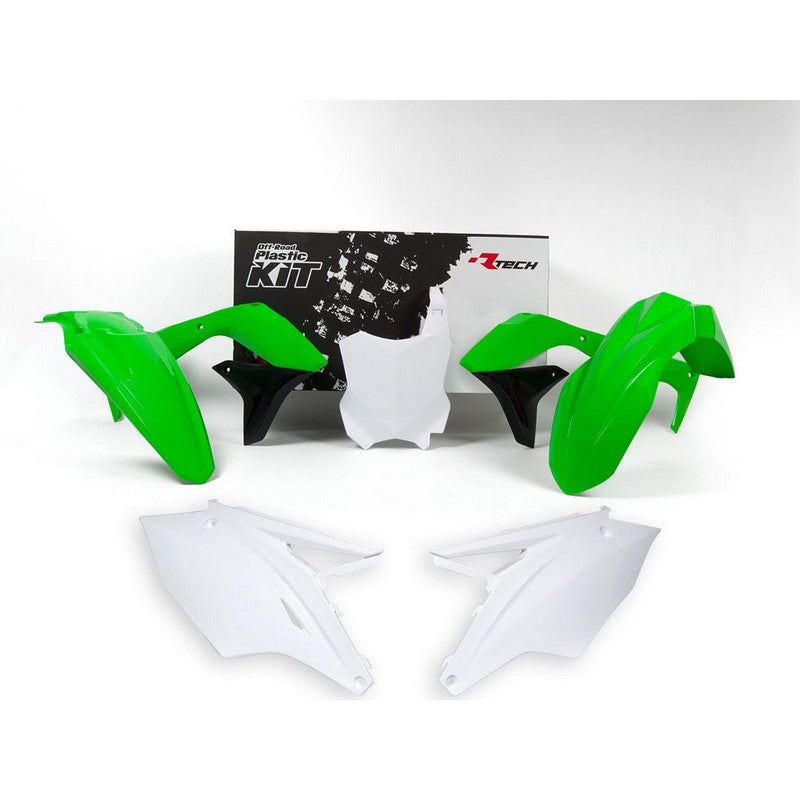 Plastics Kit Rtech W/ Front & Rear Fenders Radiator Shrouds Sidepanel Front Numberplate Kx450f 16- | Formula