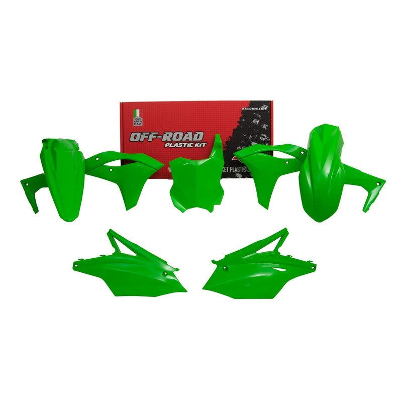 Plastics Kit Rtech W/ Front&Rear Fenders Sidepanels&Radiator Shrouds& Front Numberplate Kx250f 17-20 | Formula