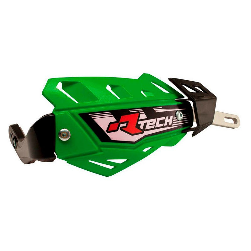 Handguards Rtech Universal Off Road Flx With Aluminium Bar Green | Formula