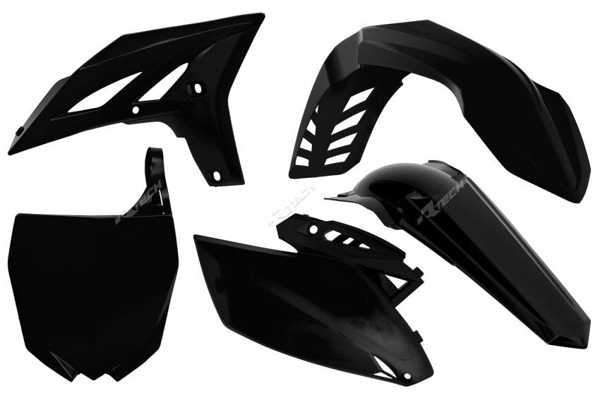 Plastic Kit Rtech F&R Fenders Sidepanels,Radiator Shrouds,Front Number Plate Yamaha Yz250f 10-13 Blk | Formula