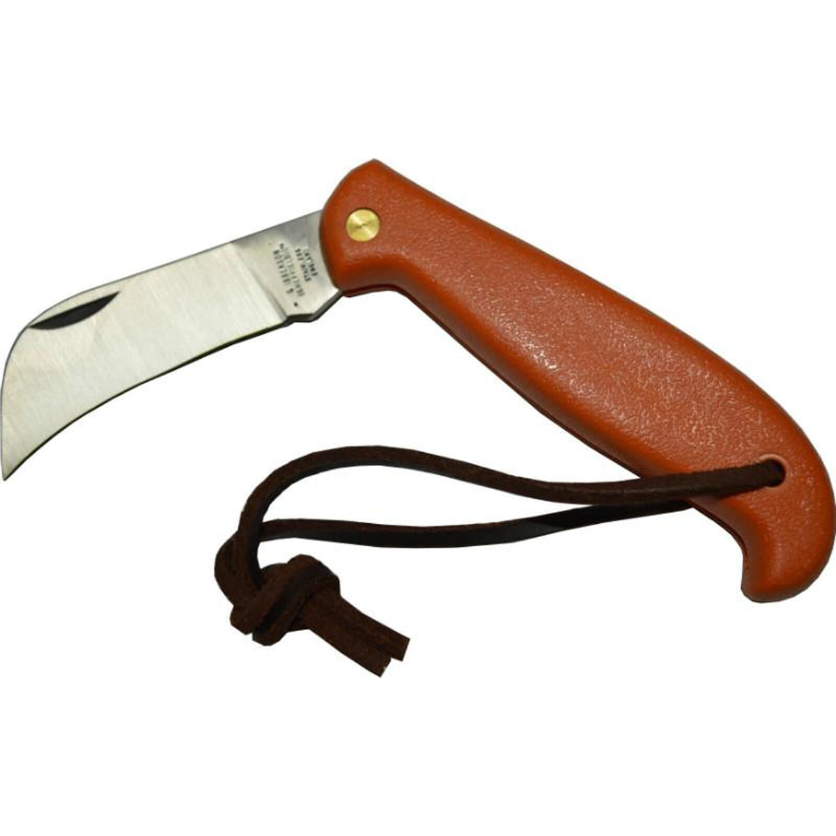 Ibberson Pocket Knife Gardener Stainless Blade Orange Handle | Hobeca