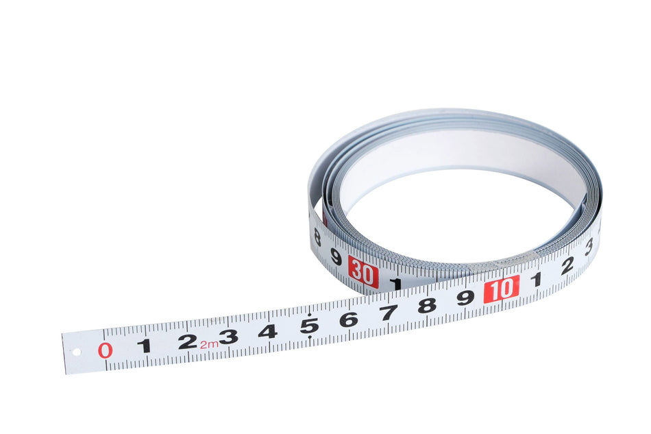 Crescent 2m x 13mm Self Adhesive Bench Top Tape Measure | Accent Tools