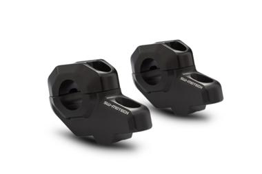 Handlebar Barback Riser Sw Motech Moves Bar Up 30mm & Back 21mm Hole Spacing 32-38mm - Std 22mm Bars | Formula