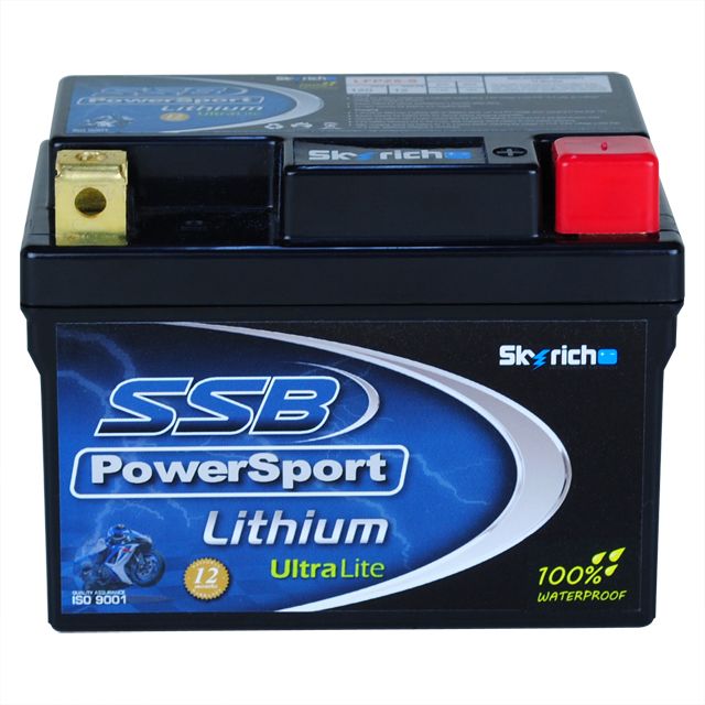 Motorcycle And Powersports Battery Lithium Ion Phosphate 12v 120cca By Ssb High Performance