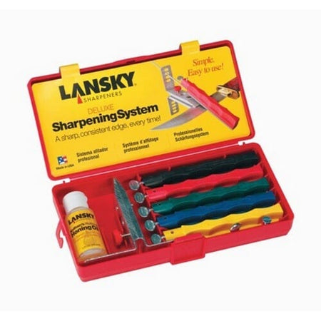 Lansky Sharpening System with Clamp X-Fine/Fine/Medium/Coarse/X-Coarse | Hobeca