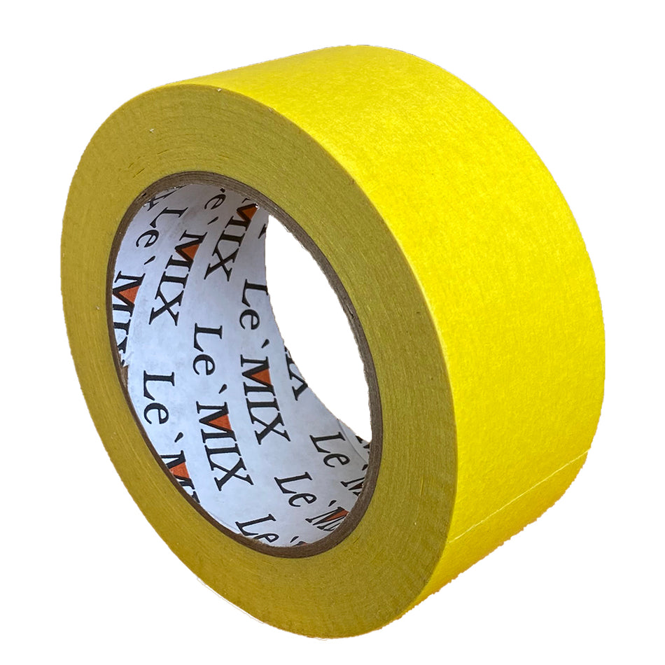 Le Mix High Quality Yellow Masking Tape 18mm X 50m 48 Carton