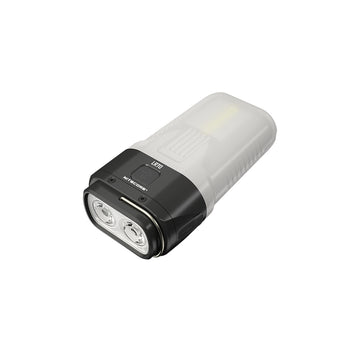 Nitecore LR70 rechargeable lantern torch in flashlight mode