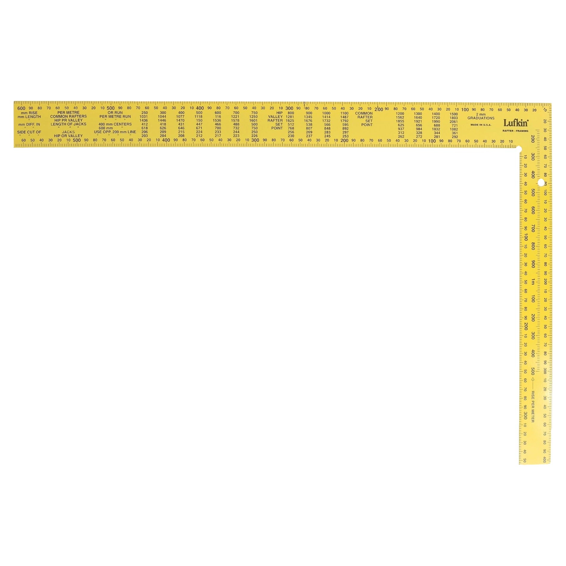 Crescent 600mm x 400mm Rafter Square | Accent Tools