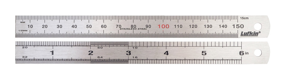 Crescent 150mm Stainless Steel Rule
