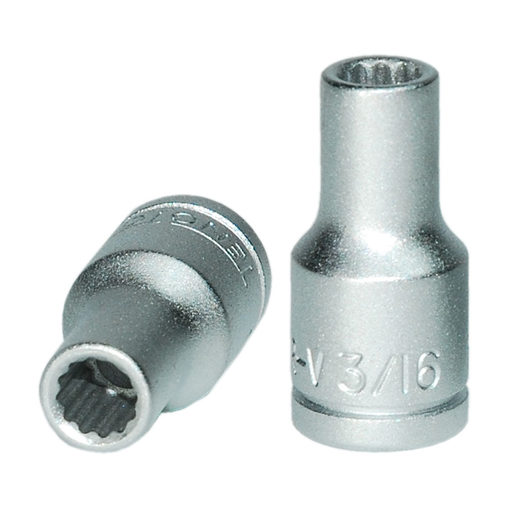 Teng 1/4in Dr. Socket 3/16in 12pt | ISL