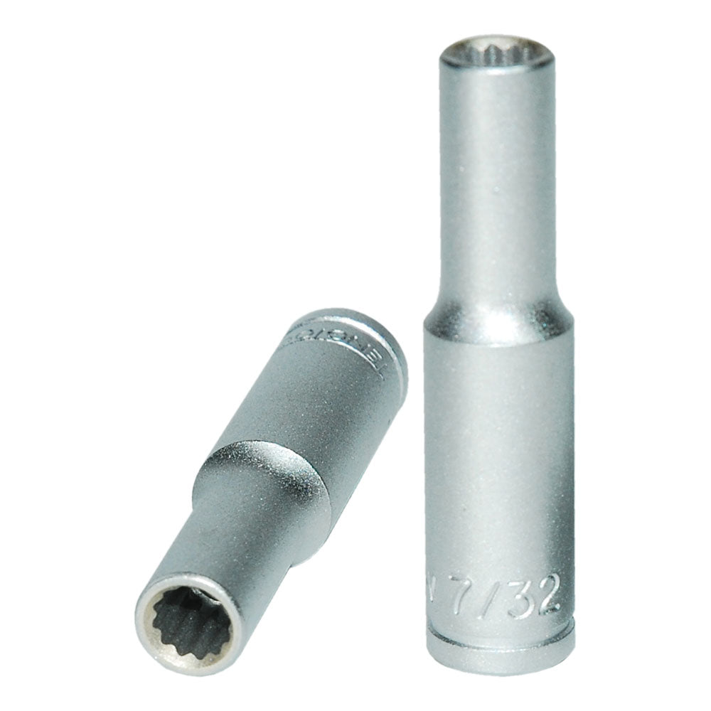 Teng 1/4in Dr. Deep Socket 7/32in 12pt | ISL
