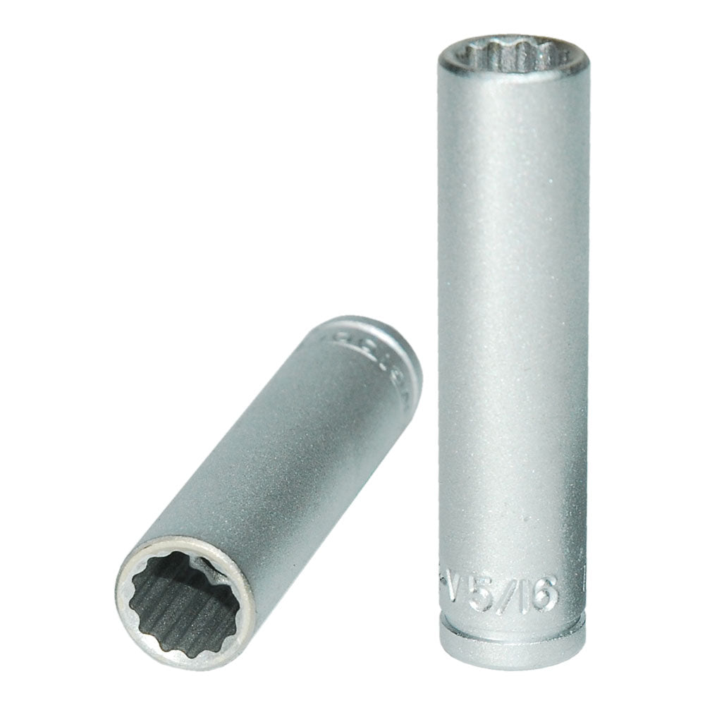 Teng 1/4in Dr. Deep Socket 5/16in 12pt | ISL