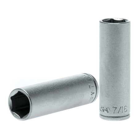 Teng 1/4in Dr. Deep Socket 7/16in | ISL