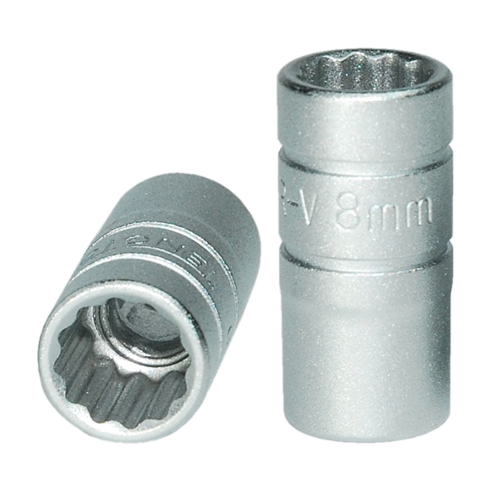 Teng 1/4in Dr. Socket 8mm 12pt | ISL