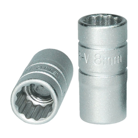 Teng 1/4in Dr. Socket 8mm 12pt | ISL
