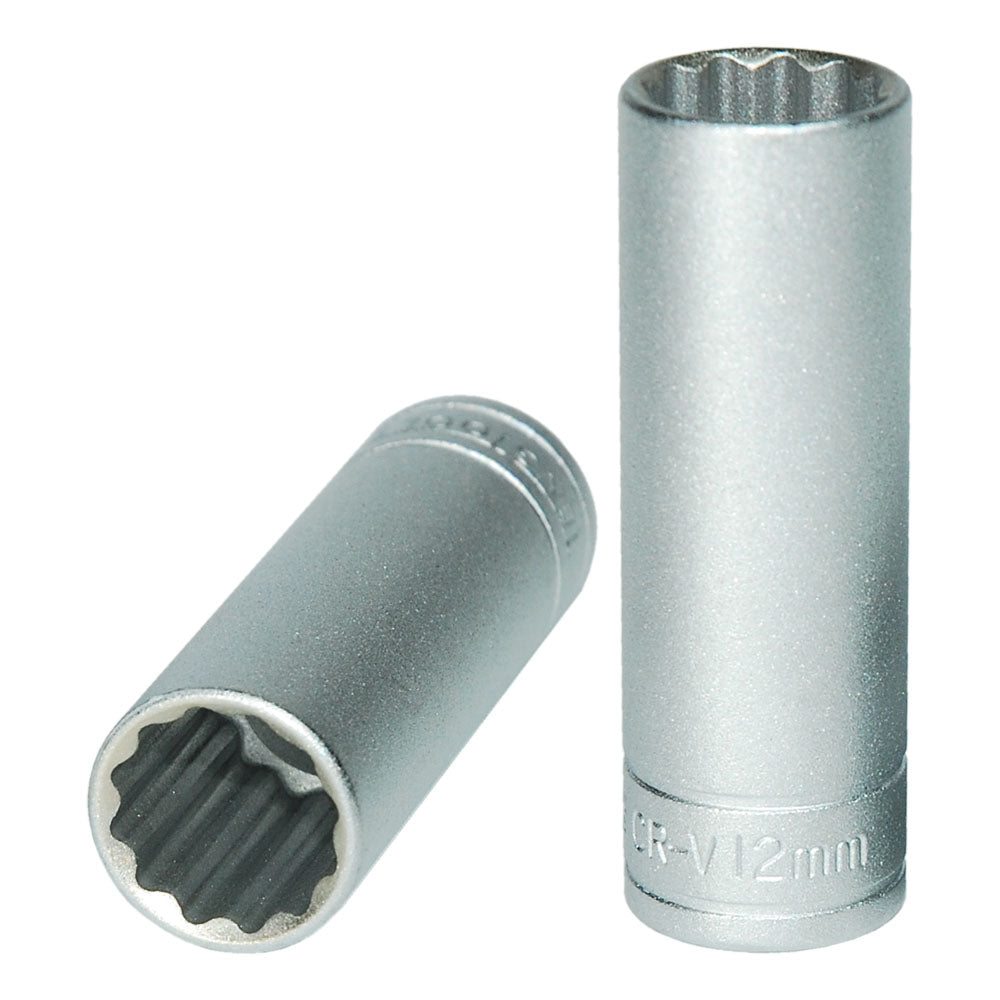 Teng 1/4in Dr. Deep Socket 12mm 12pt | ISL