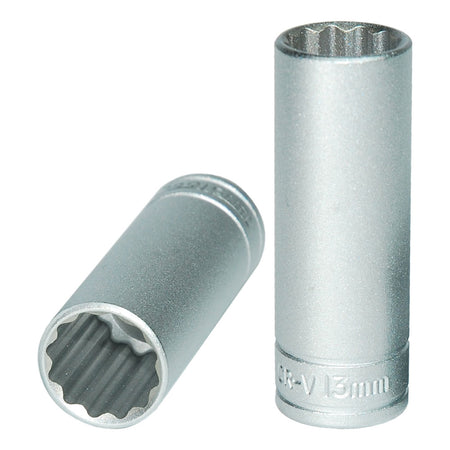 Teng 1/4in Dr. Deep Socket 13mm 12pt | ISL