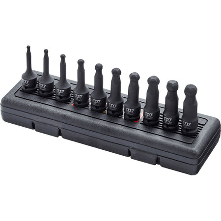 M7 10pc 1/2in Impact Socket Set Ball End In Hex | ISL