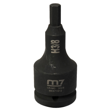 M7 Impact In Hex Socket, 3/4in Drive, 3/8in