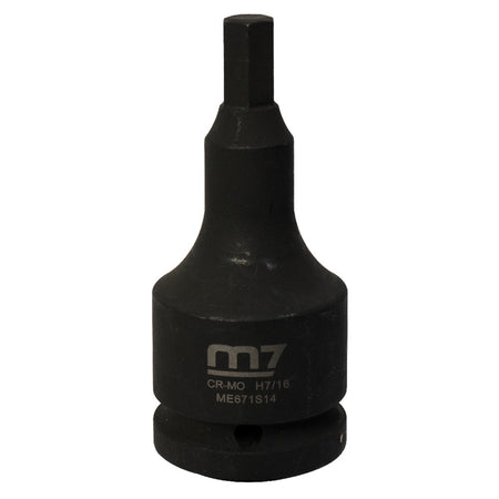 M7 impact hex socket 3/4 inch drive 7/16 inch