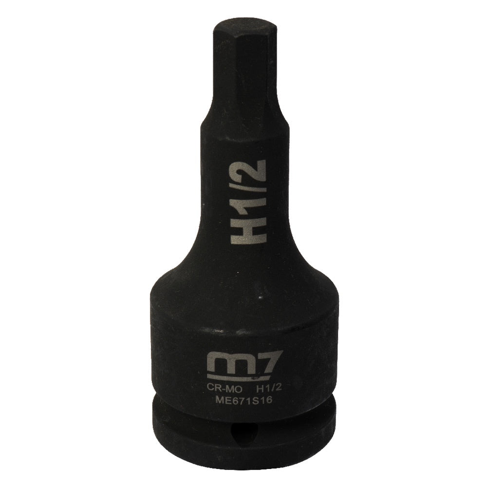M7 impact hex socket 3/4 inch drive 1/2 inch