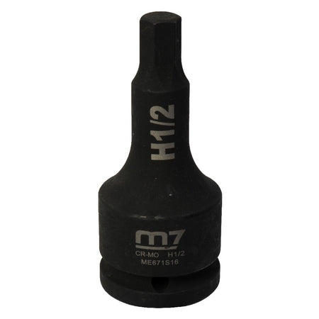 M7 impact hex socket 3/4 inch drive 1/2 inch