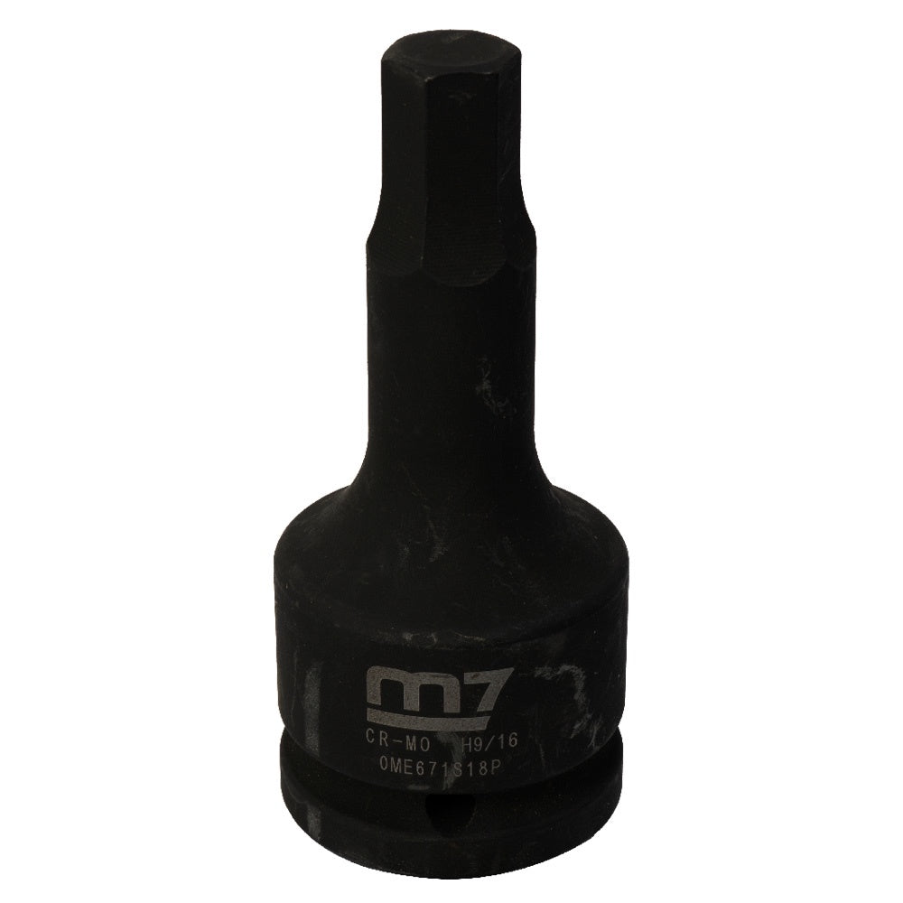 M7 hex bit impact socket 3/4 inch drive 9/16 inch