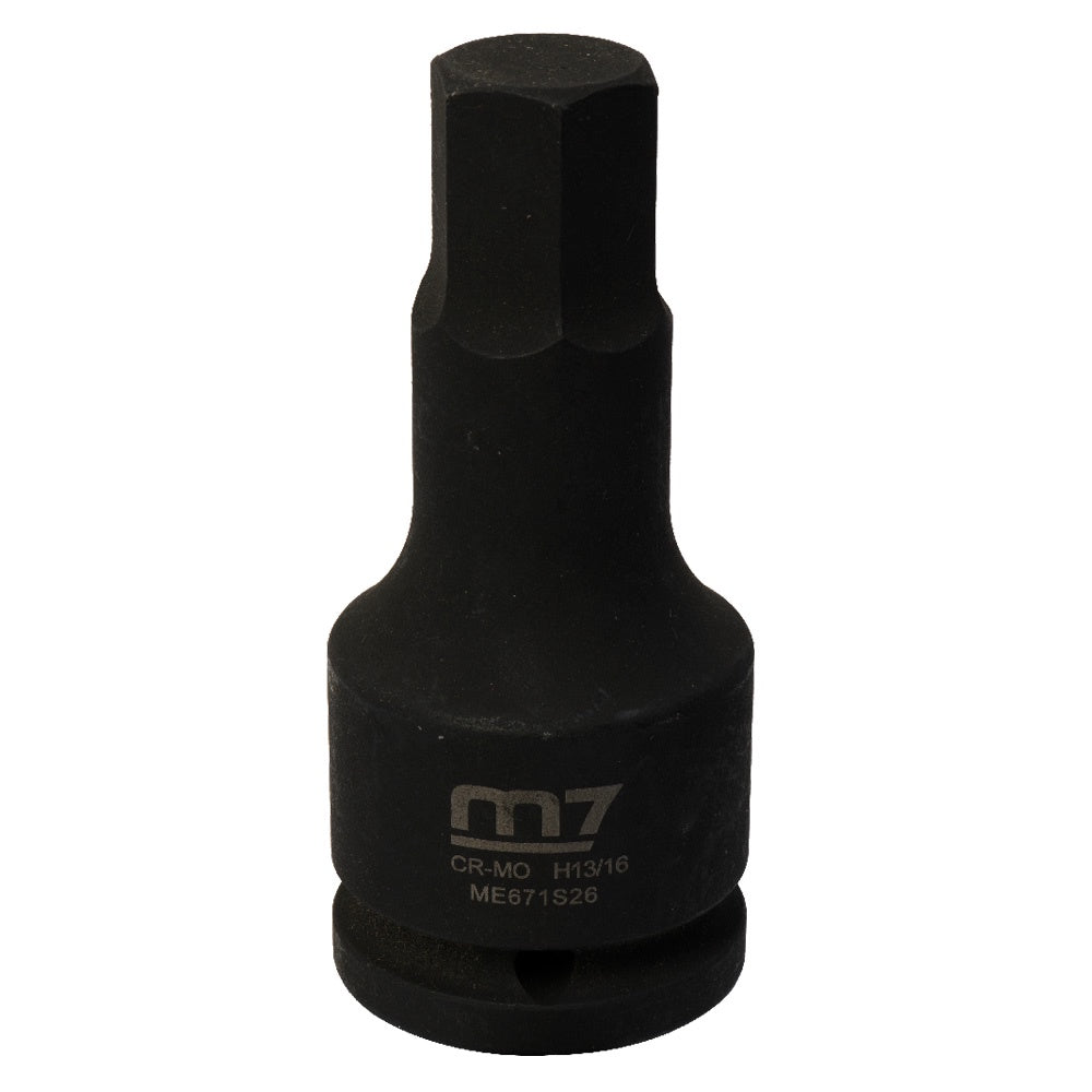 M7 impact hex socket 3/4 inch drive 13/16 inch