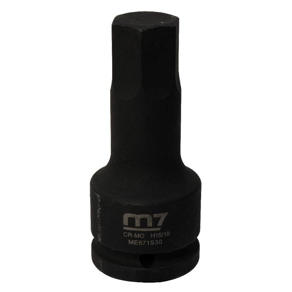 M7 impact hex socket 3/4 inch drive 15/16 inch