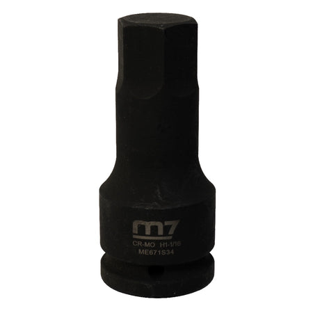 M7 impact hex socket 3/4 inch drive 1-1/16 inch
