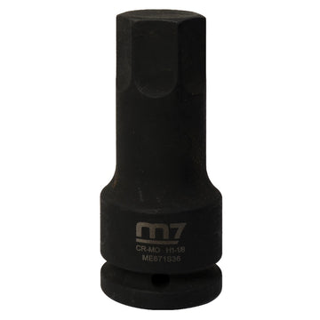 M7 impact hex socket 3/4 inch drive 1-1/8 inch