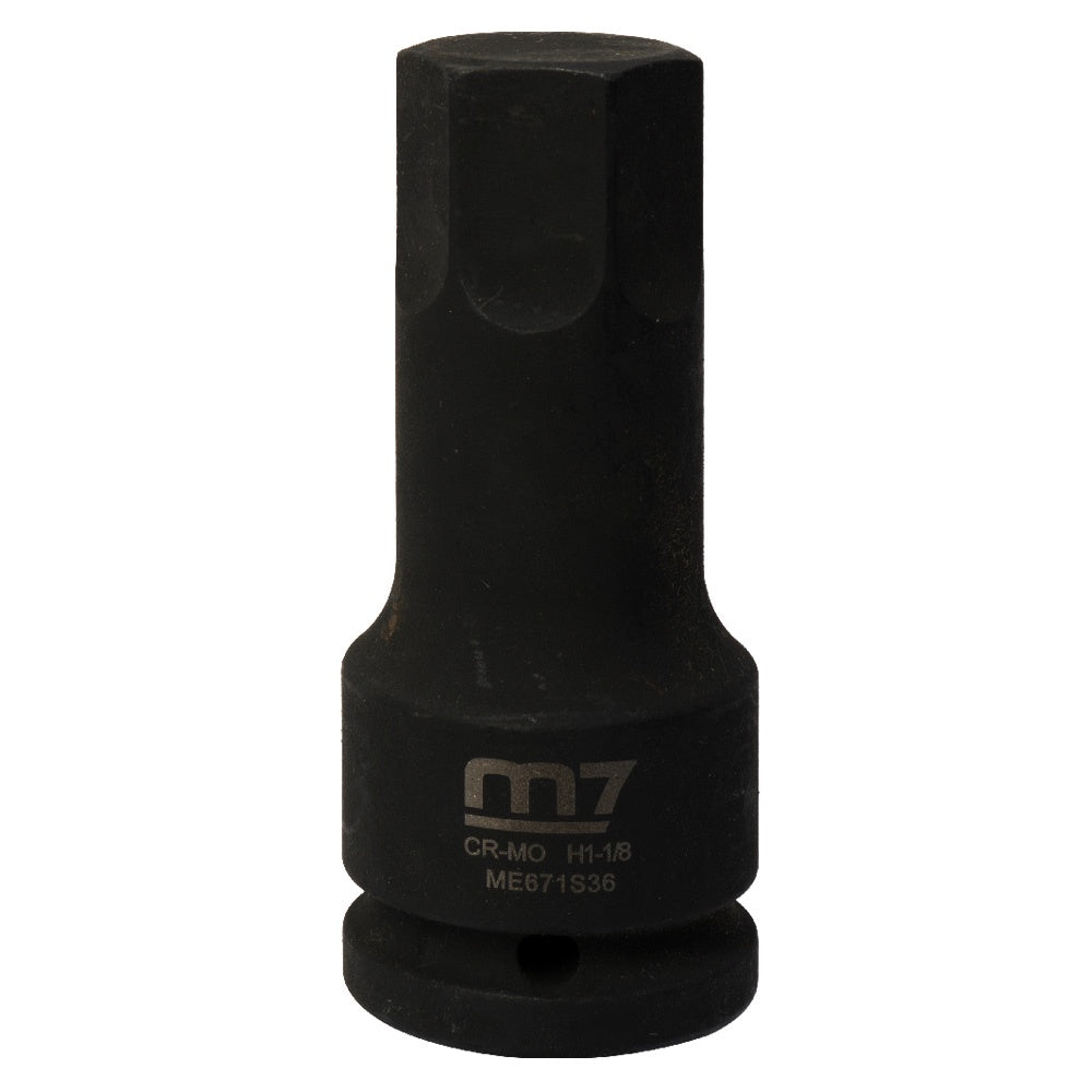 M7 impact hex socket 3/4 inch drive 1-1/8 inch
