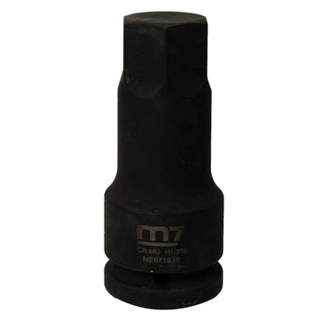 M7 impact hex socket 3/4 inch drive 1-3/16 inch