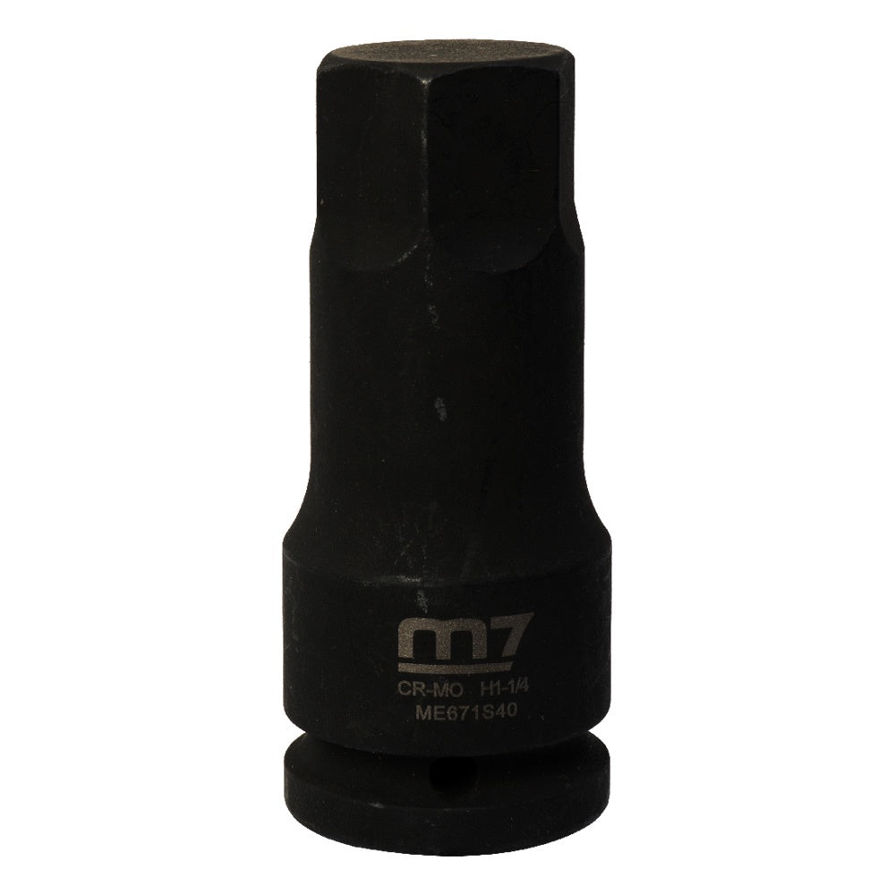 M7 impact hex socket 3/4 inch drive 1-1/4 inch