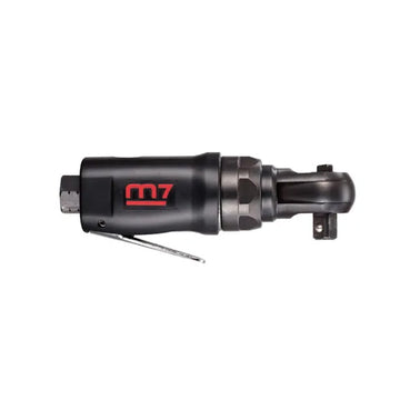 M7 stubby 3/8 inch drive air ratchet wrench, 125 mm length