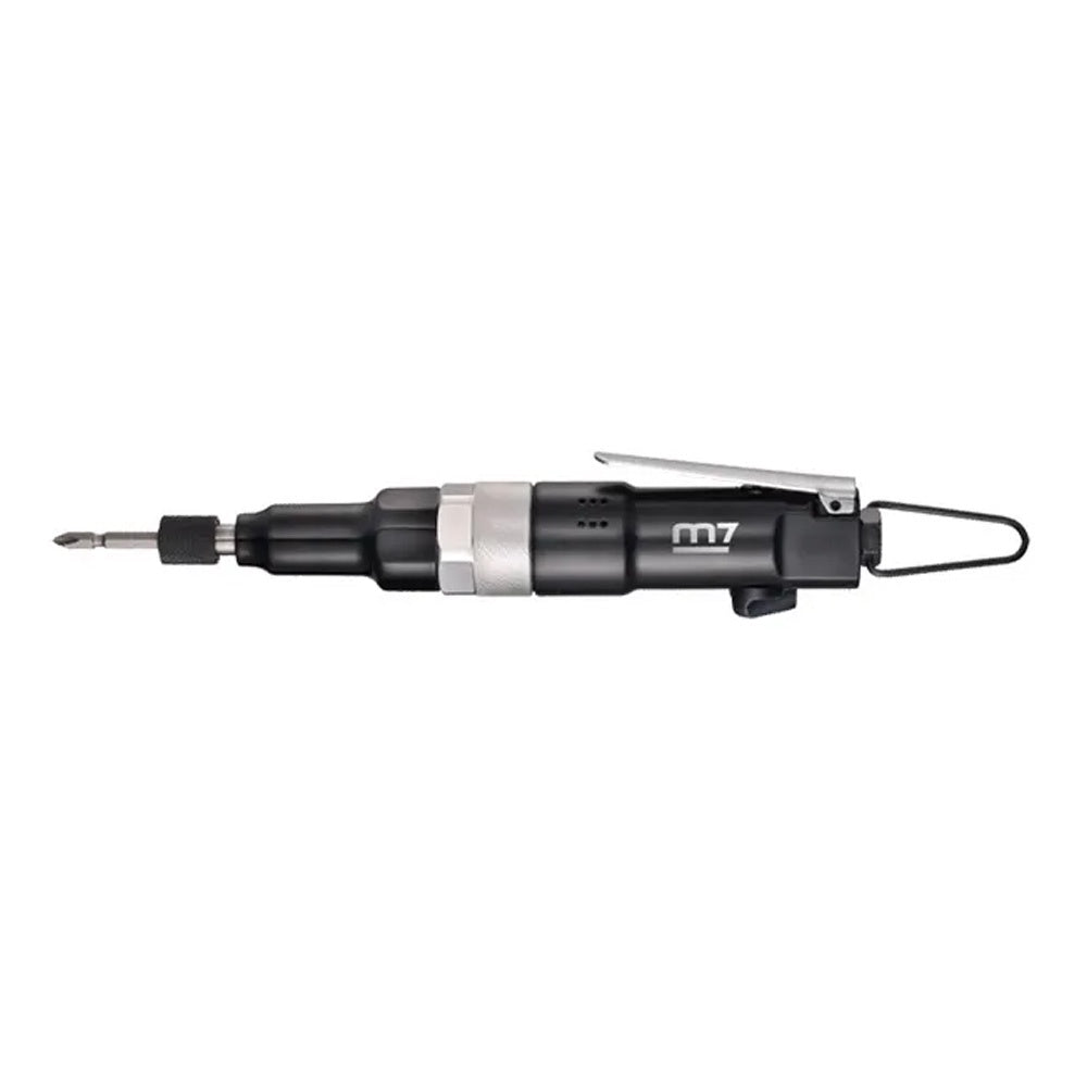 M7 HD straight pneumatic screwdriver with positive adjustable clutch