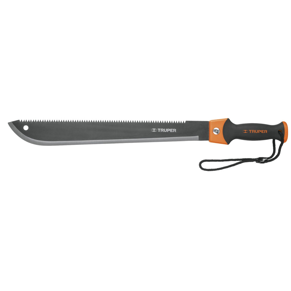 Truper Machette Double Edge Blade+Saw 45cm