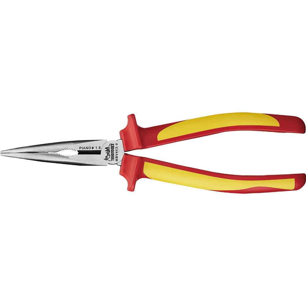 Teng 200mm/8in Insulated Long Nose Plier Bent | ISL