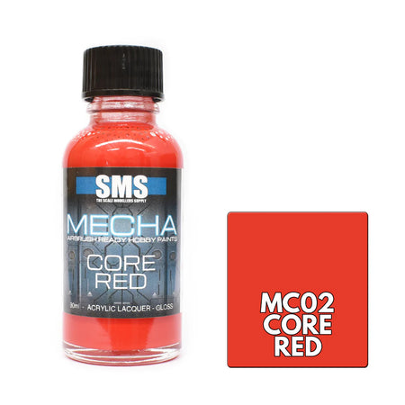 SMS Mecha Core Red 30ml airbrush paint bottle