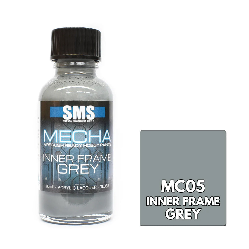 SMS Mecha Inner Frame Grey 30ml airbrush paint bottle