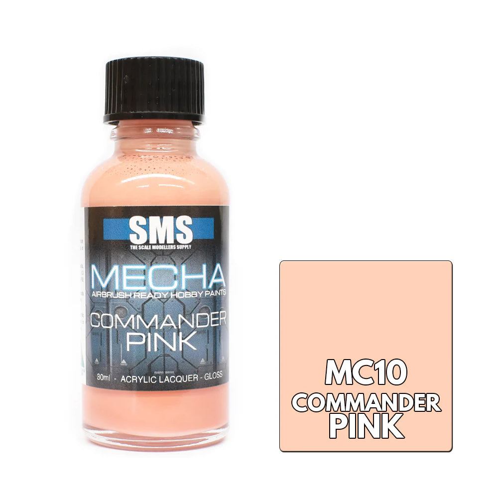 SMS Mecha Commander Pink 30ml airbrush paint bottle