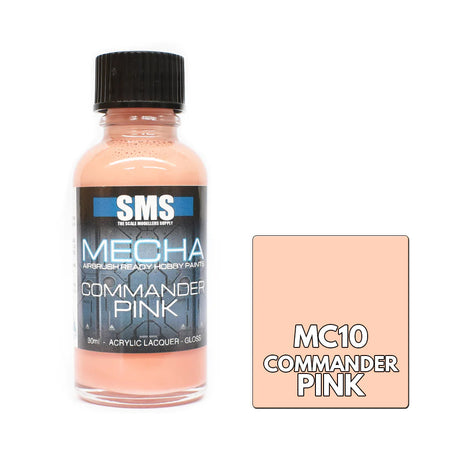 SMS Mecha Commander Pink 30ml airbrush paint bottle