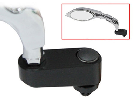 Motorcycle Mirror Extend Offers 40mm Horizontal &27mm Vertical Extra -Motorcycles Using 10mm Thread | Formula