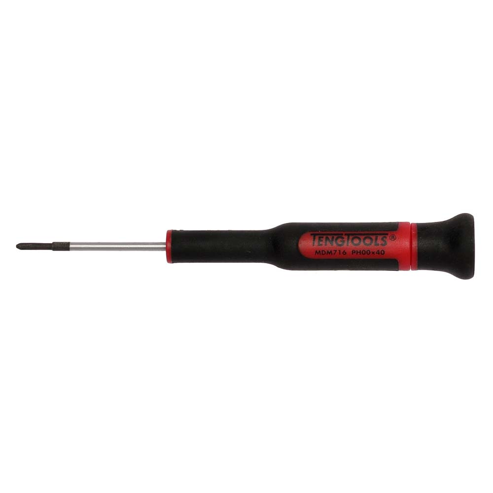 Teng MD Mini Screwdriver PH#00 x 40mm with Phillips head tip