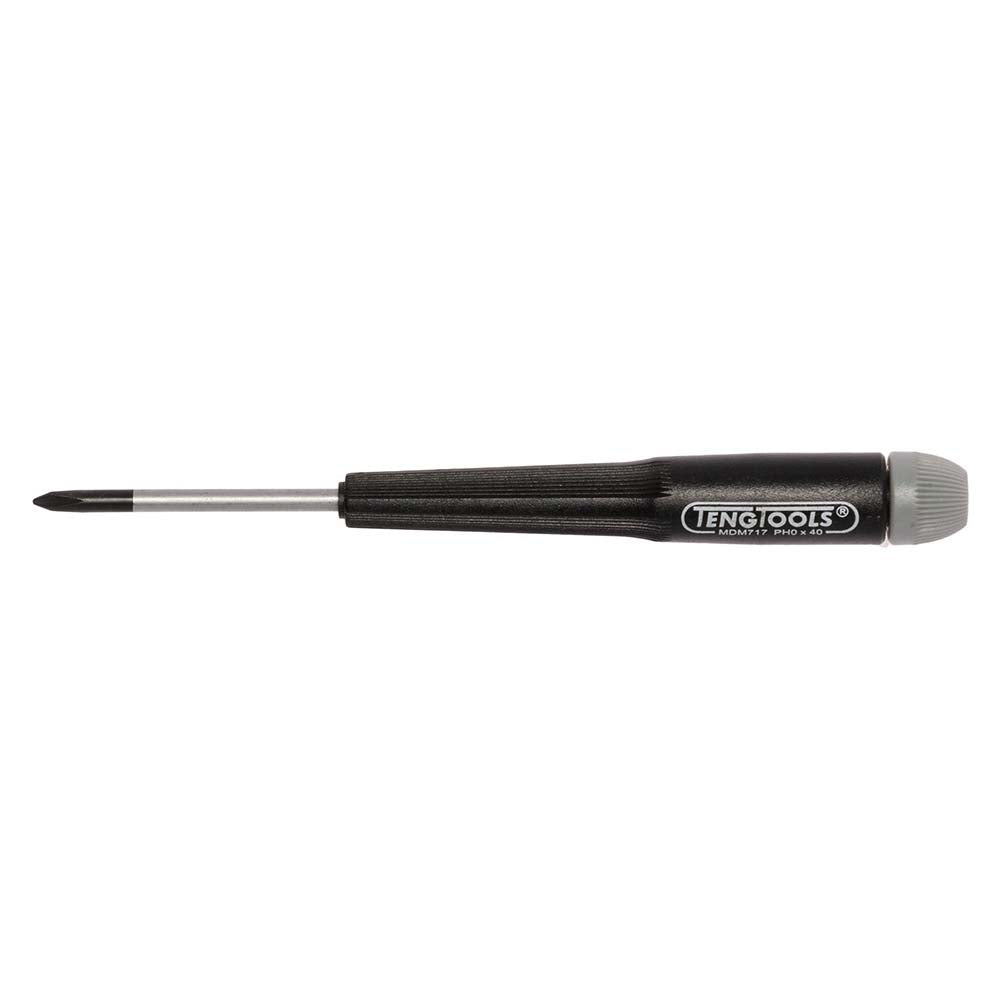 Teng MD Mini Screwdriver PH#0 x 40mm front view