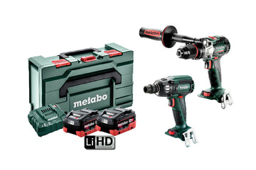 Metabo 18V 2Pc Brushless Impact Wrench & Hammer Drill Kit | Accent Tools