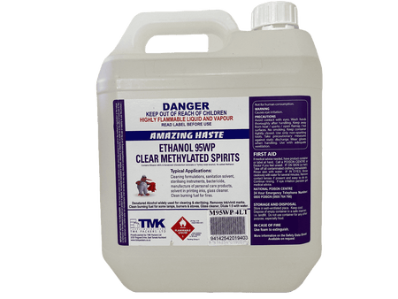 TMK Methylated Spirits 4L - Clear | Hobeca